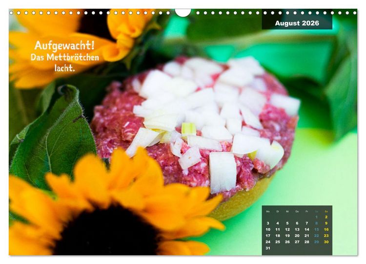 Produktbild: Mettkalender - Spread some more Mett (Wandkalender 2026 DIN A3 quer), CALVENDO Monatskalender