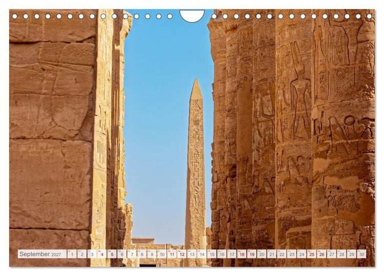 Produktbild: Monumente der Ewigkeit - von Wesiren bis zu C&auml;saren in &Auml;gypten (Wandkalender 2027 DIN A4 quer), CALVENDO Monatskalender