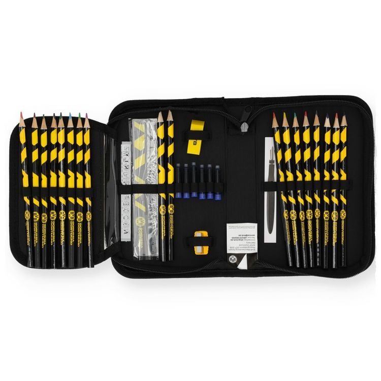 Produktbild: BVB Borussia Dortmund 09 - aufklappbares Etui mit BVB-Logo - bef&uuml;llt