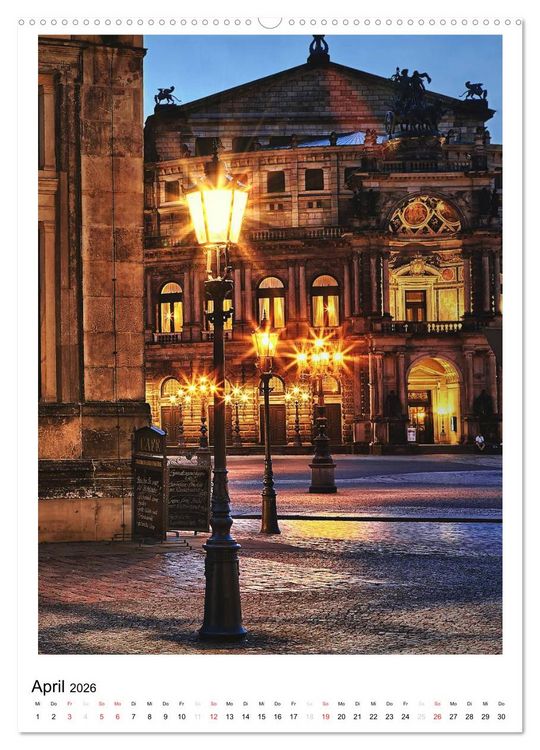 Produktbild: Bilder aus Dresden (Wandkalender 2026 DIN A2 hoch), CALVENDO Monatskalender