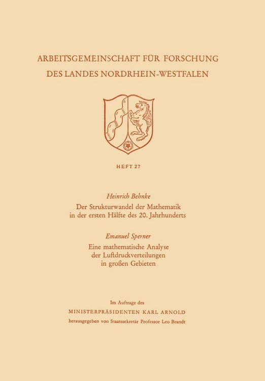 Produktbild: Der Strukturwandel der Mathematik in der ersten H&auml;lfte des 20. Jahrhunderts. Eine mathematische Analyse der Luftdruckverteilungen in gro&szlig;en Gebieten