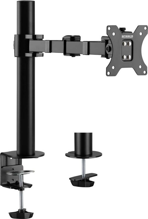 Produktbild: SpeaKa Professional Monitorhalterung SP-MM-210 1 Display(s) 43,2 cm (17") - 81,3 cm (32") Schwarz H&ouml;henverstellbar, Neigbar, Schwenkbar, Drehbar