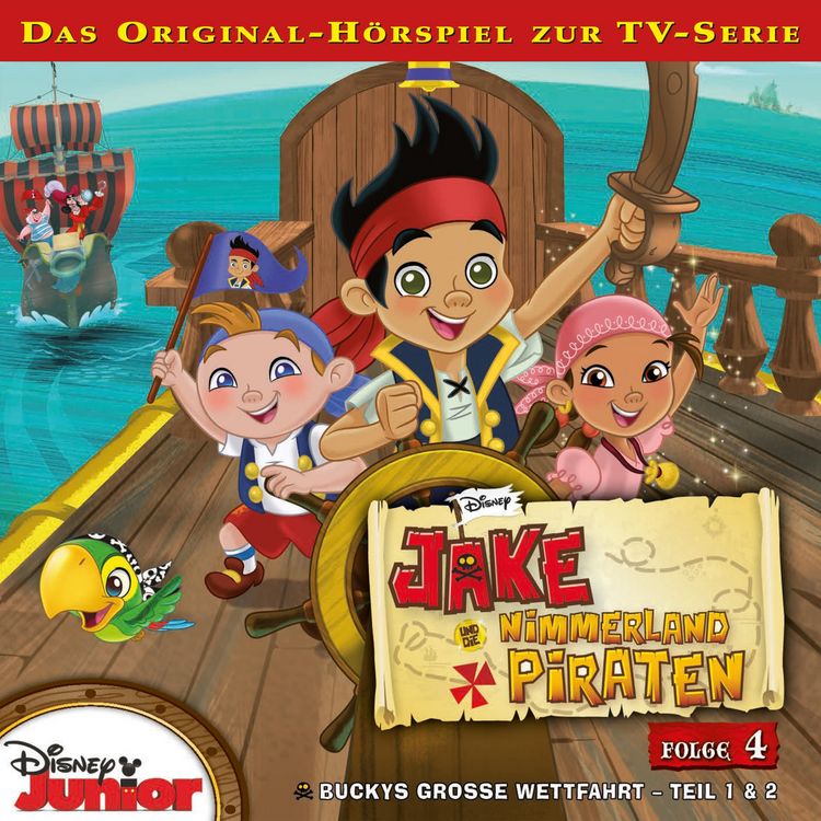 Produktbild: 04: Buckys gro&szlig;e Wettfahrt (Teil 1 & 2) (H&ouml;rspiel zur Disney TV-Serie)