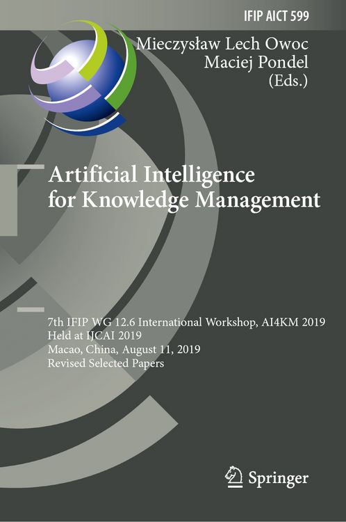 Produktbild: Artificial Intelligence for Knowledge Management
