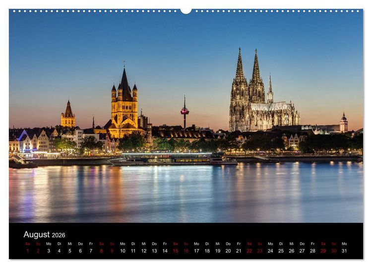 Produktbild: St&auml;dte und Sehensw&uuml;rdigkeiten in Deutschland (hochwertiger Premium Wandkalender 2026 DIN A2 quer), Kunstdruck in Hochglanz