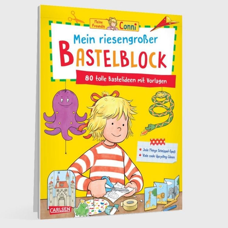 Produktbild: Conni Gelbe Reihe (Besch&auml;ftigungsbuch): Mein riesengro&szlig;er Bastelblock