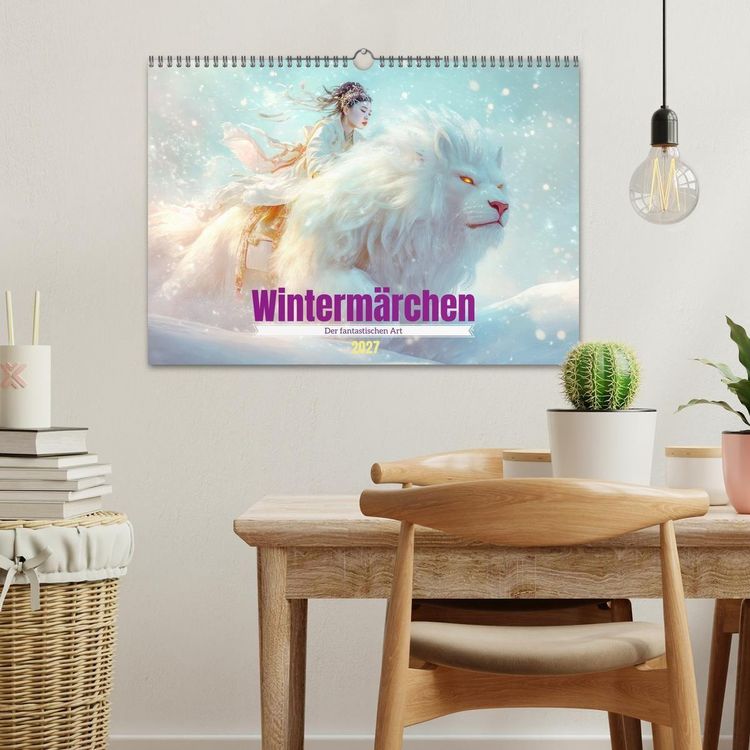 Produktbild: Winterm&auml;rchen - Der fantastischen Art (Wandkalender 2027 DIN A3 quer), CALVENDO Monatskalender