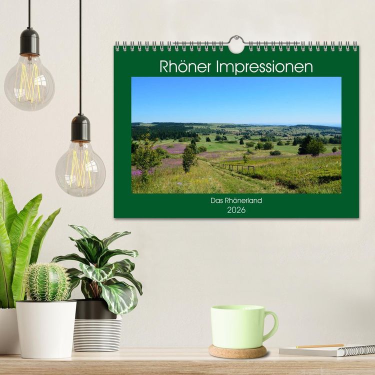 Produktbild: Rh&ouml;ner Impressionen (Wandkalender 2026 DIN A4 quer), CALVENDO Monatskalender