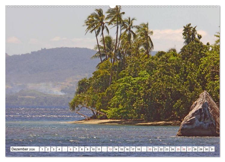 Produktbild: Papua-Neuguinea Geheimnisvolle Inselwelt (Wandkalender 2026 DIN A2 quer), CALVENDO Monatskalender