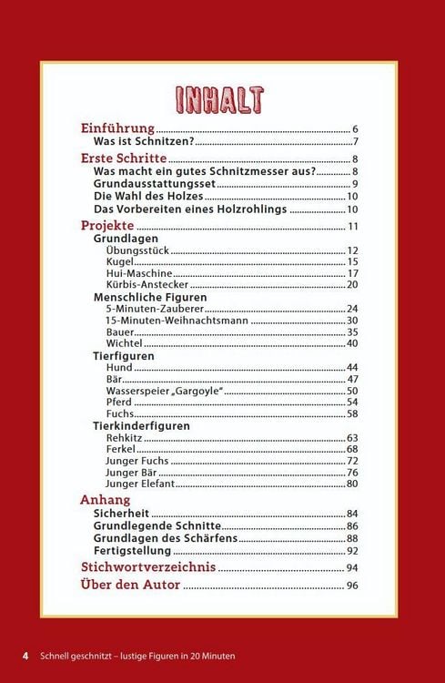 Produktbild: Schnell geschnitzt
