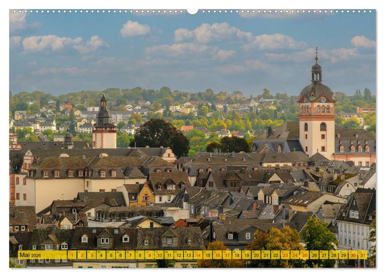 Produktbild: Ein Blick auf Weilburg an der Lahn (hochwertiger Premium Wandkalender 2026 DIN A2 quer), Kunstdruck in Hochglanz