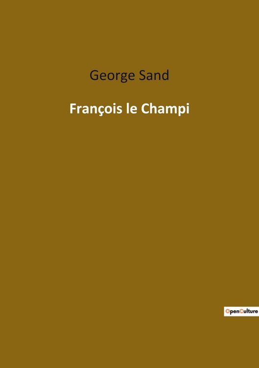 Produktbild: Fran&ccedil;ois le Champi