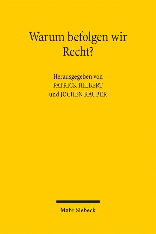 Produktbild: Warum befolgen wir Recht?