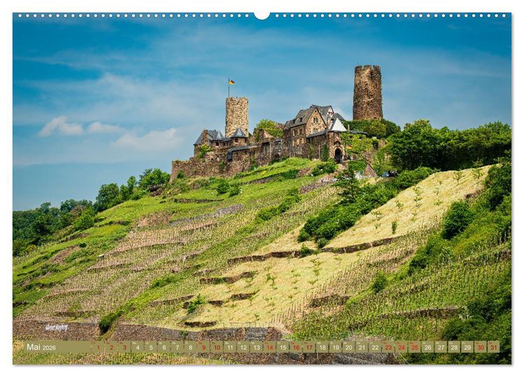 Produktbild: Mosel-Burgen (Wandkalender 2026 DIN A2 quer), CALVENDO Monatskalender