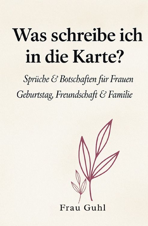 Produktbild: Was schreibe ich in die Karte?