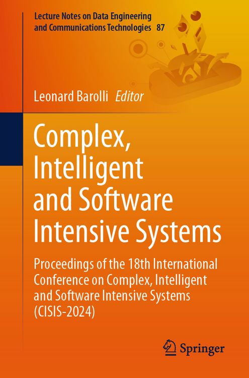 Produktbild: Complex, Intelligent and Software Intensive Systems