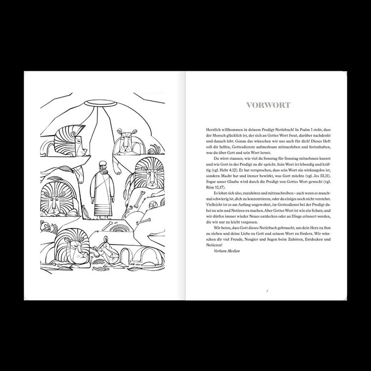 Produktbild: Predigt-Notizbuch f&uuml;r Kinder