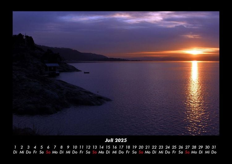 Produktbild: Sonnenunterg&auml;nge 2025 Fotokalender DIN A3