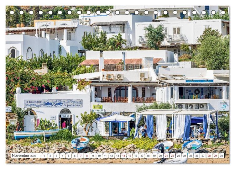 Produktbild: Italien - Inselparadiese von Capri bis Alicudi (Tischkalender 2026 DIN A5 quer), CALVENDO Monatskalender