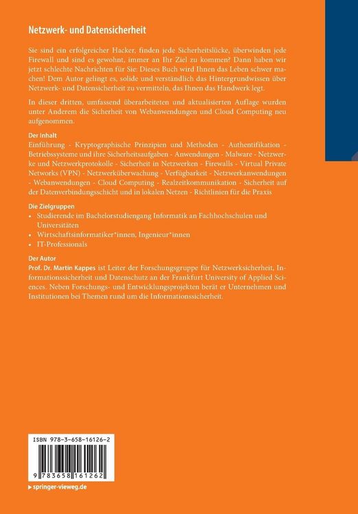 Produktbild: Netzwerk- und Datensicherheit