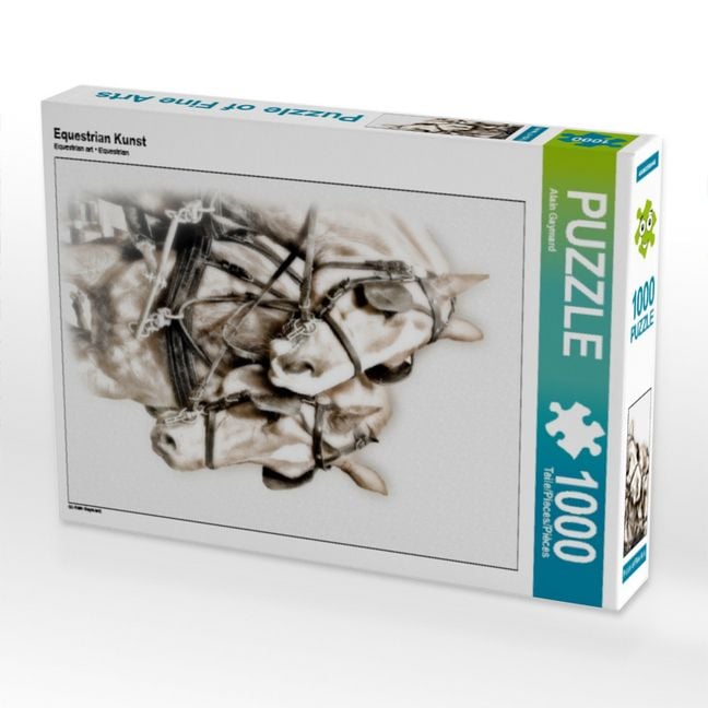 Produktbild: CALVENDO Puzzle Equestrian Kunst | 1000 Teile Lege-Gr&ouml;&szlig;e 64x48cm Foto-Puzzle f&uuml;r gl&uuml;ckliche Stunden