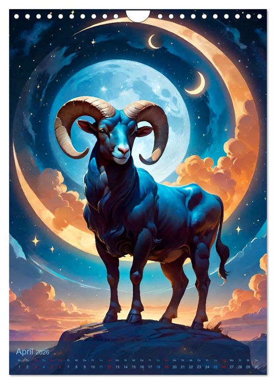 Produktbild: Zw&ouml;lf Sternzeichen (Wandkalender 2026 DIN A4 hoch), CALVENDO Monatskalender