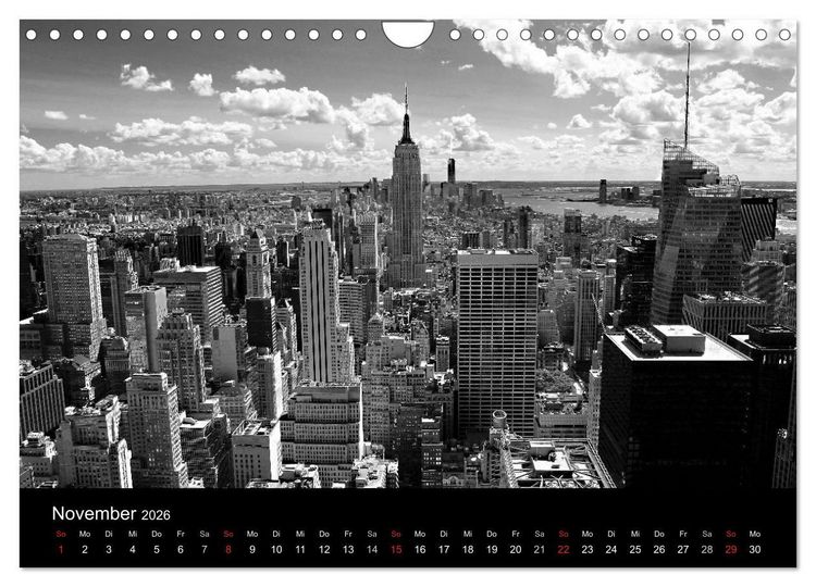 Produktbild: New York City (Wandkalender 2026 DIN A4 quer), CALVENDO Monatskalender