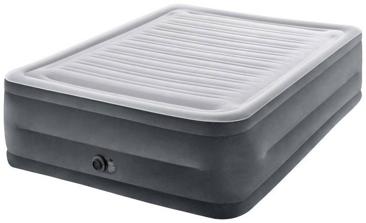 Produktbild: Intex 64418ND DuraBeam ComfortPlushMidRise Luftbett (L x B x H) 203 x 152 x 56cm Grau