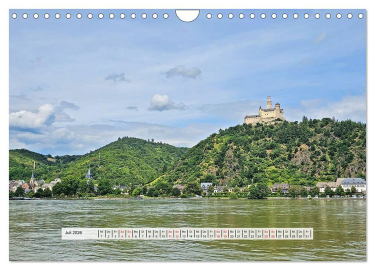 Produktbild: Rechts und links des Rheins. Mit dem Wohnmobil unterwegs. (Wandkalender 2026 DIN A4 quer), CALVENDO Monatskalender