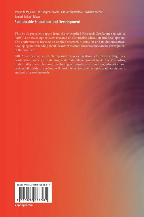 Produktbild: Sustainable Education and Development