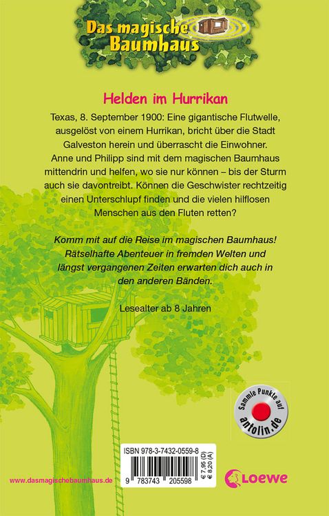Produktbild: Das magische Baumhaus (Band 55) - Helden im Hurrikan