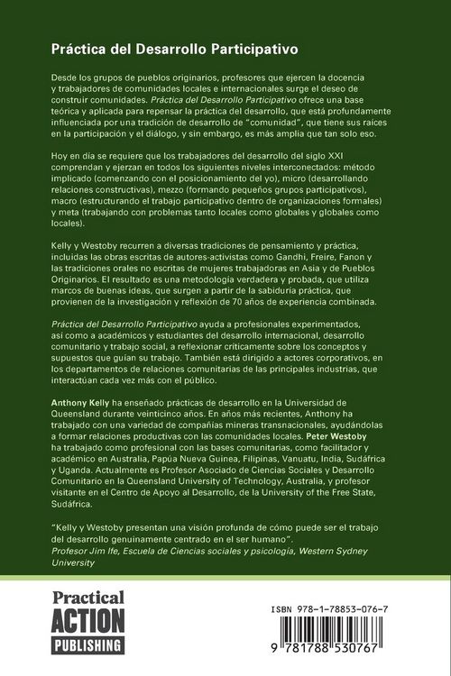 Produktbild: Pr&aacute;ctica del Desarrollo Participativo