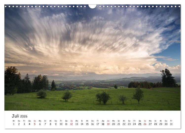 Produktbild: Gewitterwelten (Wandkalender 2026 DIN A3 quer), CALVENDO Monatskalender