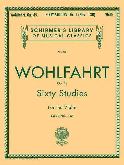 Produktbild: Wohlfahrt - 60 Studies, Op. 45 - Book 1
