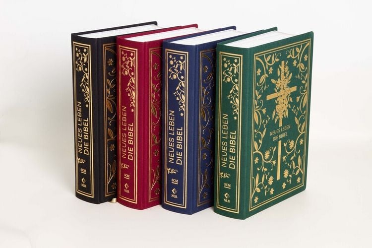 Produktbild: Neues Leben. Die Bibel - Golden Grace Edition, Marineblau