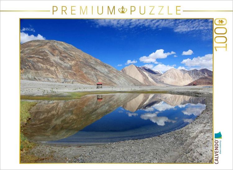 Produktbild: CALVENDO Puzzle Pangong Tso / Lake Pangong | 1000 Teile Lege-Gr&ouml;&szlig;e 64x48cm Foto-Puzzle f&uuml;r gl&uuml;ckliche Stunden
