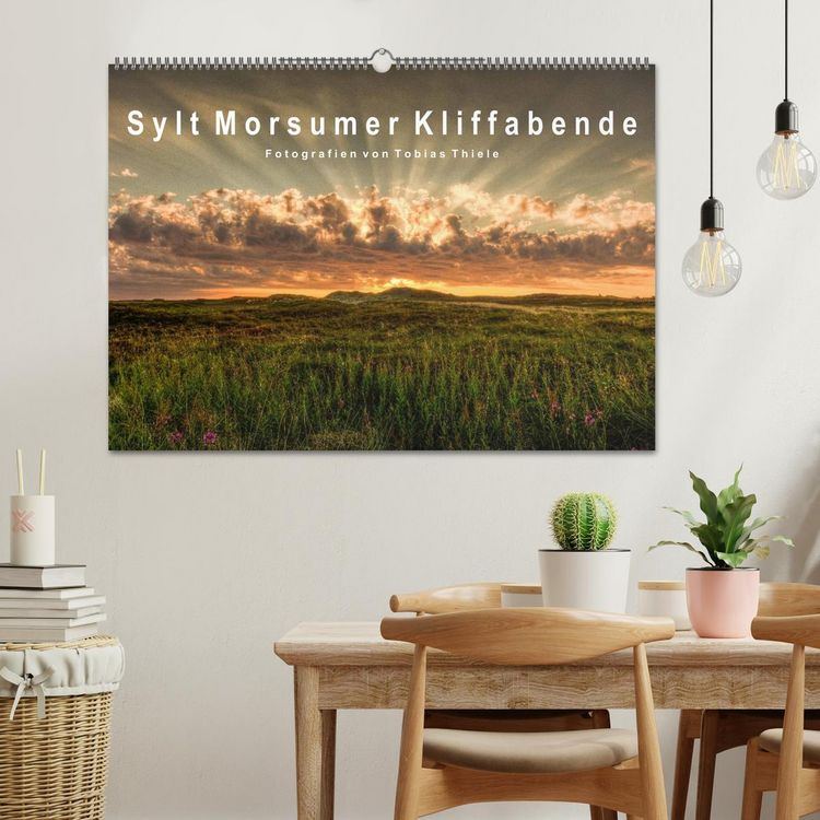 Produktbild: Sylt Morsumer Kliffabende Fotografien von Tobias Thiele (Wandkalender 2026 DIN A2 quer), CALVENDO Monatskalender