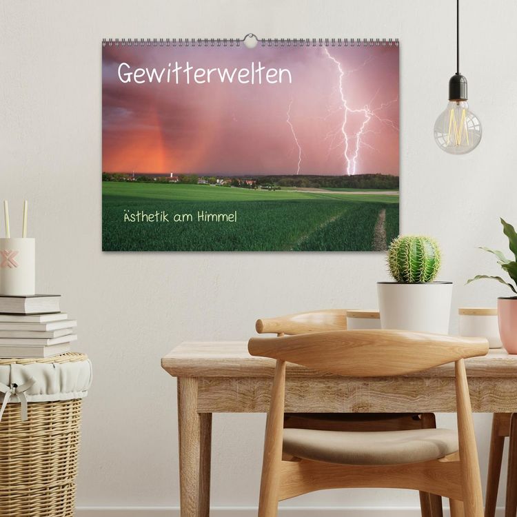 Produktbild: Gewitterwelten (Wandkalender 2026 DIN A3 quer), CALVENDO Monatskalender