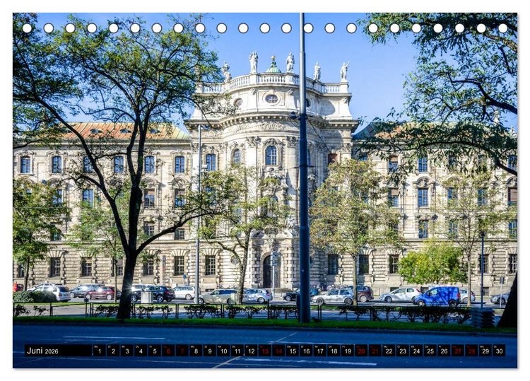Produktbild: M&uuml;nchen entdecken - Die Sch&ouml;nheit der Bayerischen Metropole (Tischkalender 2026 DIN A5 quer), CALVENDO Monatskalender