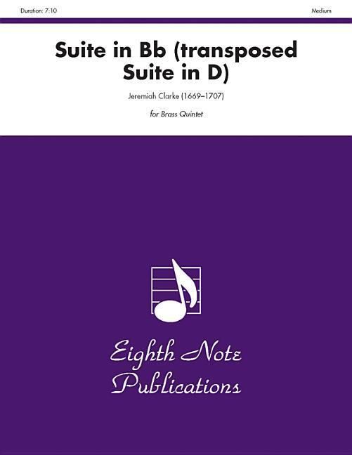 Produktbild: Clarke, J: Suite in B-Flat (Transposed Suite in D)