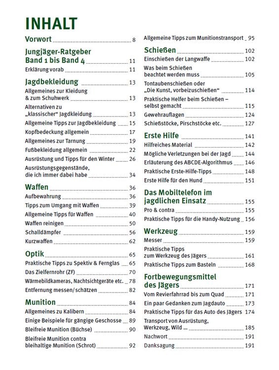 Produktbild: Jungj&auml;ger-Ratgeber - Ausr&uuml;stung