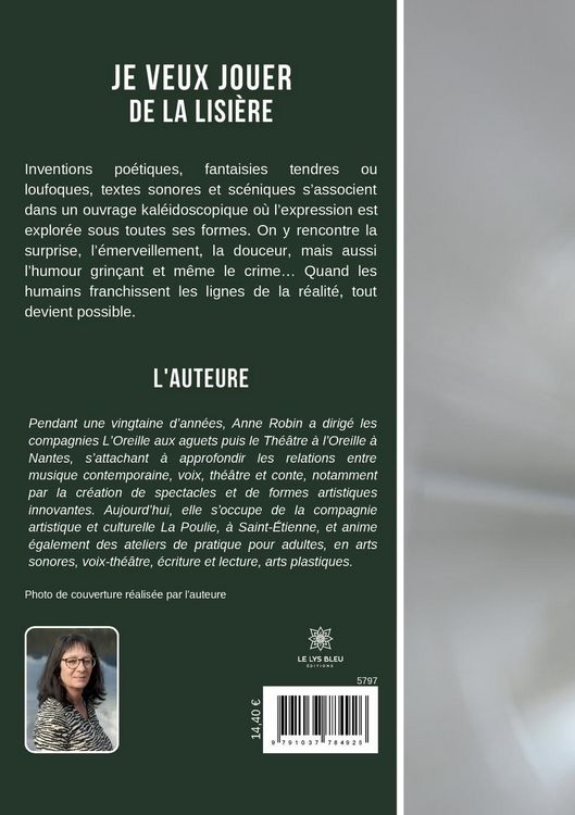 Produktbild: Anne Robin: Je veux jouer de la lisi&egrave;re