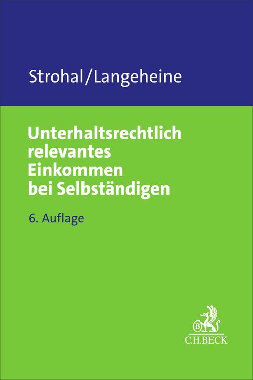 Produktbild: Unterhaltsrechtlich relevantes Einkommen bei Selbst&auml;ndigen