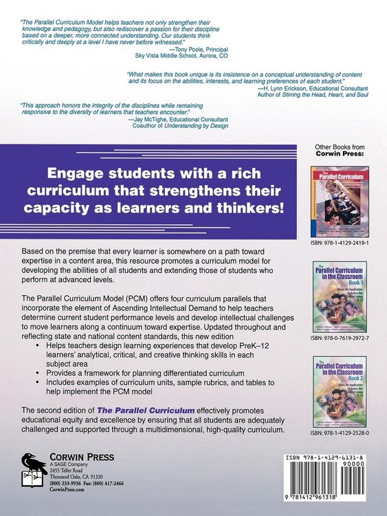 Produktbild: The Parallel Curriculum