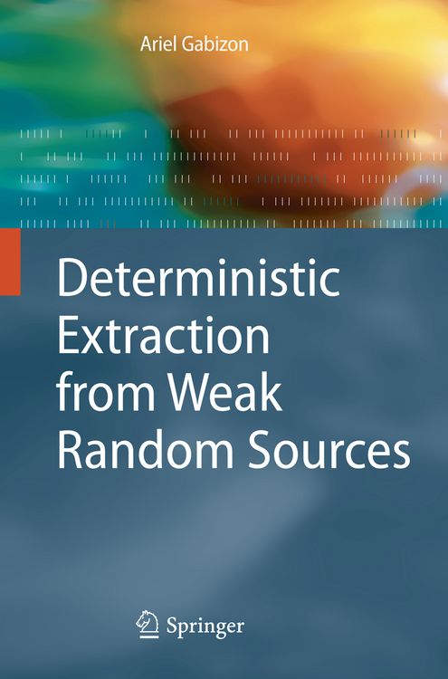 Produktbild: Deterministic Extraction from Weak Random Sources