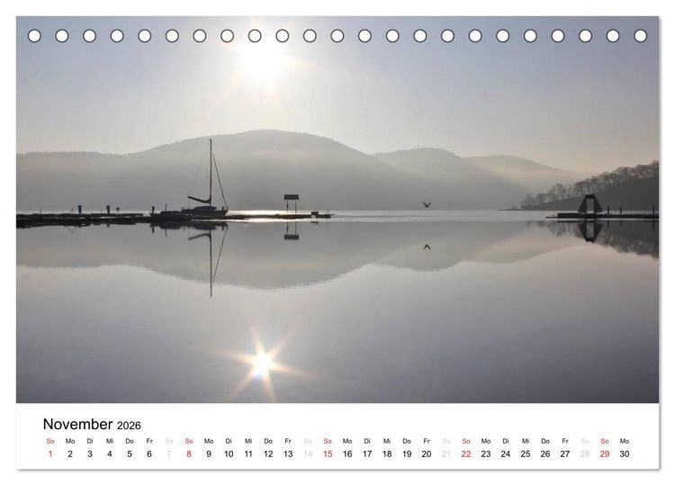 Produktbild: Morgenstimmungen 2026 (Tischkalender 2026 DIN A5 quer), CALVENDO Monatskalender