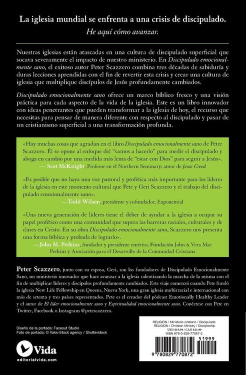 Produktbild: El Discipulado emocionalmente sano