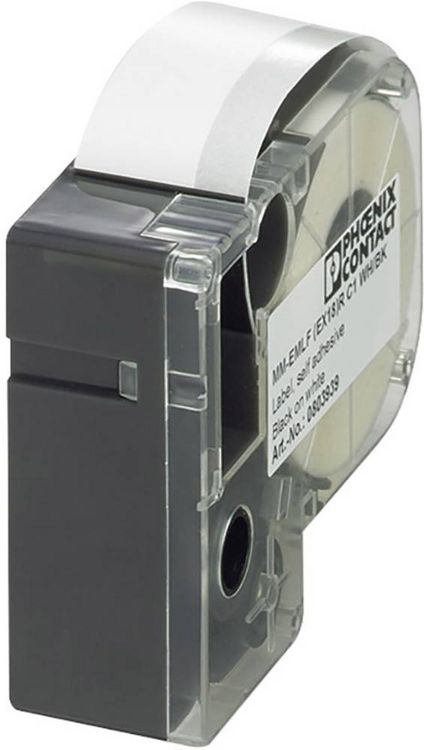 Produktbild: Phoenix Contact 803937 MM-EMLF (EX10)R C1 WH/BK Etiketten f&uuml;r Thermotransferdrucker Montage-Art: aufkleben Wei&szlig;, Schwarz 1 St.