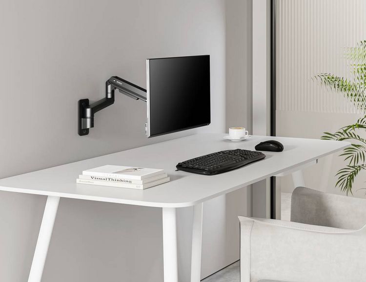 Produktbild: SpeaKa Professional SP-MM-990 Monitor-Wandhalterung 1 Display(s) 43,2 cm (17") - 124,5 cm (49") Schwarz H&ouml;henverstellbar, Neigbar, Schwenkbar