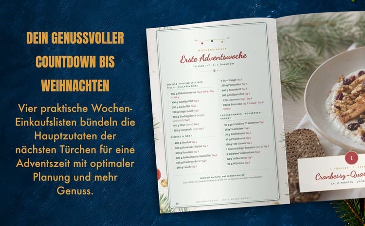 Produktbild: Der High-Protein Adventskalender - Eiwei&szlig;reiche Weihnachtsfreude f&uuml;r jeden Tag